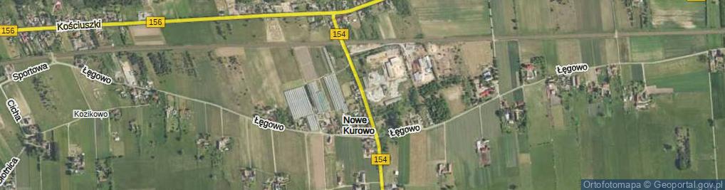 Zdjęcie satelitarne Nowe Kurowo ul.